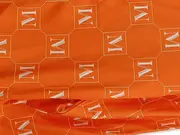 Vorschaubild 6 von Kinder Trainingsjacke Orange mit Allover-Print Gr. 146