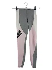 Vorschaubild 1 von Damen Leggings XS Sportlich Mehrfarbig Logo-Print Fitness Hose