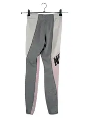 Vorschaubild 2 von Damen Leggings XS Sportlich Mehrfarbig Logo-Print Fitness Hose