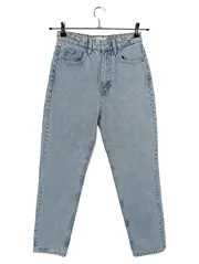 Vorschaubild 1 von Damen High Waist Jeans Hellblau Gr. 36 W28 Mom Fit Vintage