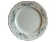 Vorschaubild 1 von Kuchenteller Teller Blumenmuster Weiß Porzellan 19cm