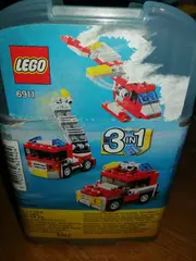 Vorschaubild 2 von 6911 Mini Fire Rescue 3in1 Feuerwehr Bauset Komplett ab 6 Jahre