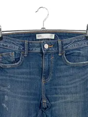 Vorschaubild 2 von Damen Destroyed Jeans Hose Blau Gr. 38 Casual