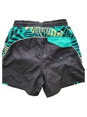 Vorschaubild 2 von Sport Shorts Kinder Gr. 164 Schwarz Grün Sporthose kurz
