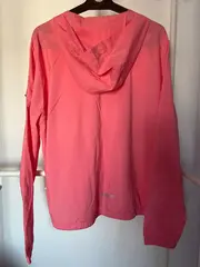 Vorschaubild 2 von Damen Laufjacke Trainingsjacke Pink Gr. XL (42) mit Kapuze Sport Outdoor