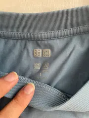 Vorschaubild 2 von Langarmshirt Herren Gr. S Blau Basic Baumwolle Longsleeve