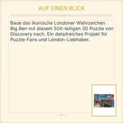 Vorschaubild 2 von Big Ben London Wahrzeichen 3D Puzzle Architektur 500 Teile