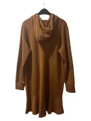 Vorschaubild 3 von Sports Hoodie Kleid Damen Gr. 38/M Braun Modal Kapuzenkleid