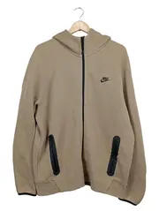 Vorschaubild 1 von Tech Fleece Trainingsjacke Kapuze Herren XL Beige Sport