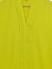 Vorschaubild 3 von Damen Bluse ärmellos Gelb Gr. 36 Elegant