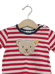 Vorschaubild 3 von Langarmshirt Rot Gestreift Teddybär Applikation Gr. 62