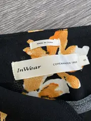 Vorschaubild 2 von Damen Wickelkleid Blumenmuster Gr. 36/S Freizeitkleid Schwarz