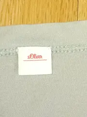 Vorschaubild 5 von Damen T-Shirt Grau Gr. 38/M Casual Baumwolle Kurzarm