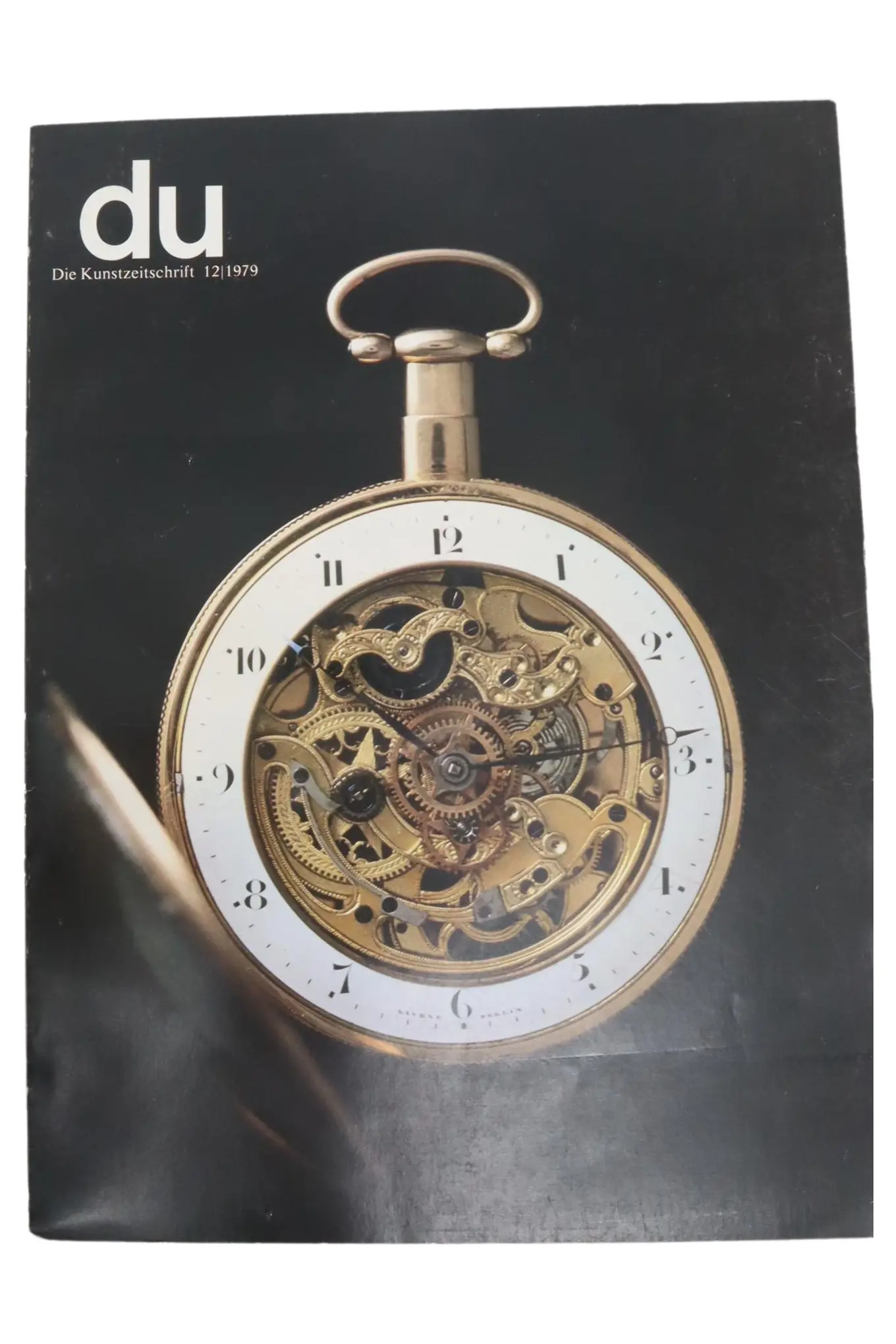 MARKENLOS du Die Kunstzeitschrift 12/1979 Vintage Magazin Kunst Kultur Uhren Design 70er