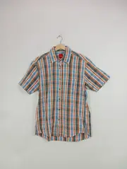 Vorschaubild 2 von Herren Freizeithemd Karohemd Kurzarm M Mehrfarbig Casual