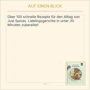 Vorschaubild 2 von Rezepte unter 30 Min von Just Spices Kochbuch Schnell Einfach Hardcover Deutsch