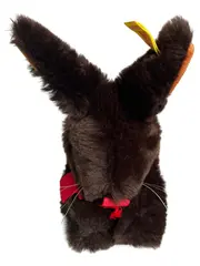 Vorschaubild 1 von Kuscheltier Hase Braun mit roter Schleife 16 cm Plüschtier