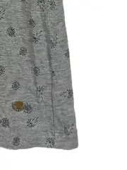 Vorschaubild 2 von Damen Langarmshirt Grau Blumenmuster Casual Gr. 34/XS