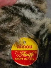 Vorschaubild 4 von Leopard Kuscheltier liegend naturgetreu braun 18cm