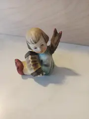 Vorschaubild 3 von Porzellan Engel Figur Weihnachten Dekofigur Mehrfarbig 6cm