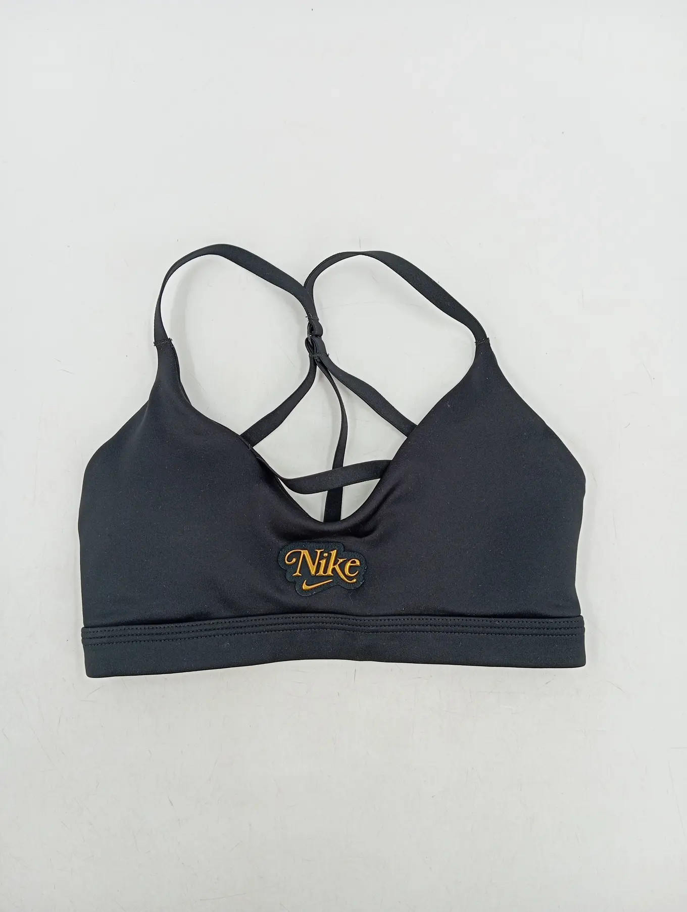 NIKE Indy Sport BH Damen Polyester Schwarz Fitness Yoga Träger