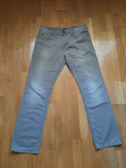 Vorschaubild 2 von Herren Jeans Regular Fit Beige Baumwolle Gr. W32 L32