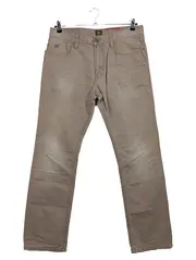 Vorschaubild 1 von Herren Jeans Regular Fit Beige Baumwolle Gr. W32 L32
