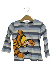 Vorschaubild 2 von Winnie Pooh Tigger Langarmshirt Kinder Gr. 86 Blau Gestreift