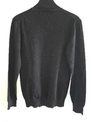 Vorschaubild 2 von Rollkragenpullover Herren Schwarz Gr. 50;L Basic