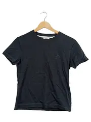 Vorschaubild 1 von Damen T-Shirt Schwarz Gr. M Delfin-Logo Stickerei Baumwolle