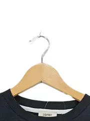 Vorschaubild 5 von Damen T-Shirt Schwarz Gr. M Delfin-Logo Stickerei Baumwolle