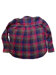 Vorschaubild 2 von Damen Bluse Kariert Langarm Baumwolle Gr. 38/M Casual Mehrfarbig