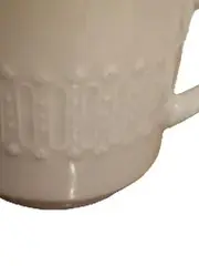 Vorschaubild 4 von Kirchenlamitz Bavaria Tasse Porzellan Goldrand Weiß Relief