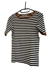 Vorschaubild 1 von EDC Damen T-Shirt gestreift Gr. 36/S Baumwolle Mehrfarbig