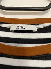 Vorschaubild 2 von EDC Damen T-Shirt gestreift Gr. 36/S Baumwolle Mehrfarbig