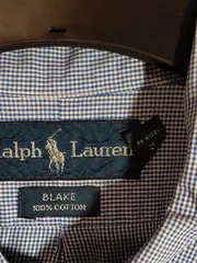 Vorschaubild 6 von Herren Kurzarmhemd Blake Gr. L Blau Kariert Baumwolle