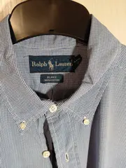 Vorschaubild 5 von Herren Kurzarmhemd Blake Gr. L Blau Kariert Baumwolle