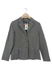 Vorschaubild 1 von Damen Blazer Grau Gr. 40/L Klassisch Elegant Business