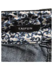 Vorschaubild 7 von TAIFUN Damen Jeans Hose Straight Leg Blau Gr. W35/44/XXL