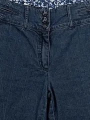 Vorschaubild 3 von TAIFUN Damen Jeans Hose Straight Leg Blau Gr. W35/44/XXL