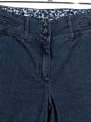 Vorschaubild 4 von TAIFUN Damen Jeans Hose Straight Leg Blau Gr. W35/44/XXL