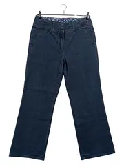 Vorschaubild 1 von TAIFUN Damen Jeans Hose Straight Leg Blau Gr. W35/44/XXL