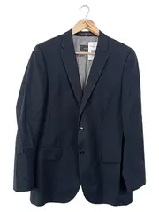 Vorschaubild 1 von Herren Sakko Gr. 48/M Business Elegant Blau Gestreift