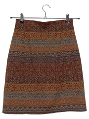 Vorschaubild 1 von Damen Rock Gr. 36/S Ethno Muster Herbst Retro