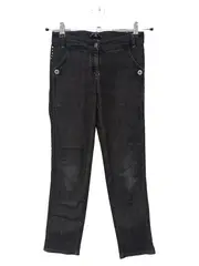 Vorschaubild 1 von Kinder Jeans Bootcut Grau Gr. 140 Casual Mädchen Hose