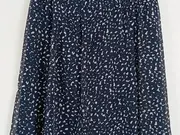 Vorschaubild 5 von A-Linienrock Damen Gr. 40 Blau Casual Viskose Rock