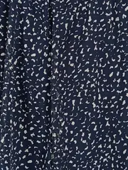 Vorschaubild 3 von A-Linienrock Damen Gr. 40 Blau Casual Viskose Rock