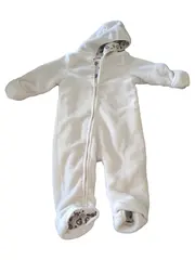 Vorschaubild 1 von Baby Overall Gr. 68 Weiß mit Kapuze