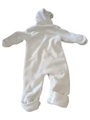 Vorschaubild 2 von Baby Overall Gr. 68 Weiß mit Kapuze