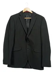 Vorschaubild 2 von Sakko Herren Gr. 88 Grau Meliert Contemporary Fit Business Blazer